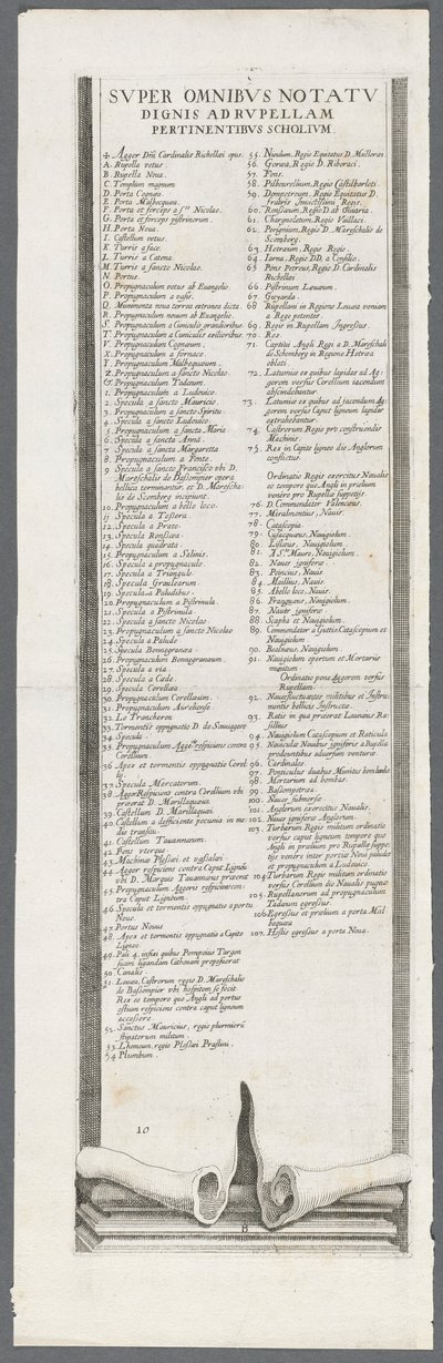 Oblężenie La Rochelle: Tablica 13, 1628-1630. autorstwa Jacques Callot