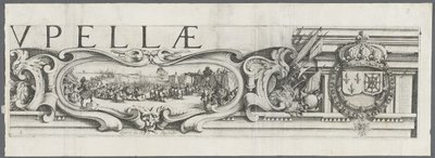 Oblężenie La Rochelle: rycina 3 autorstwa Jacques Callot