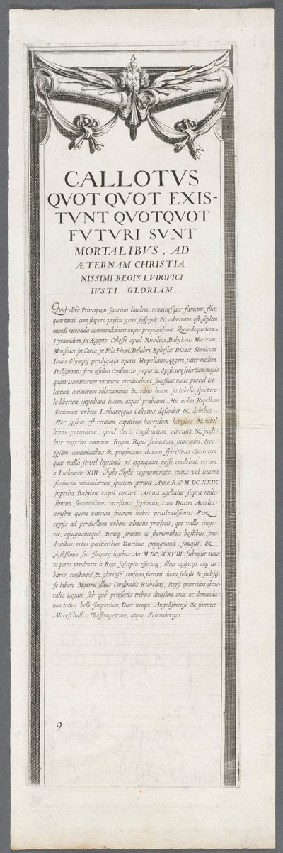 Oblężenie La Rochelle: plansza 8 autorstwa Jacques Callot