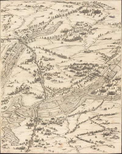 Oblężenie La Rochelle [tablica 7 z 16; zestaw zawiera 1952.8.97-112] autorstwa Jacques Callot