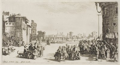 Targ niewolników autorstwa Jacques Callot
