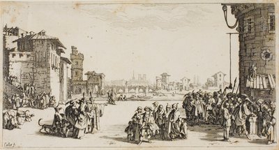 Rynek niewolników autorstwa Jacques Callot