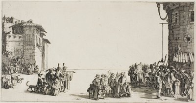 Rynek niewolników autorstwa Jacques Callot