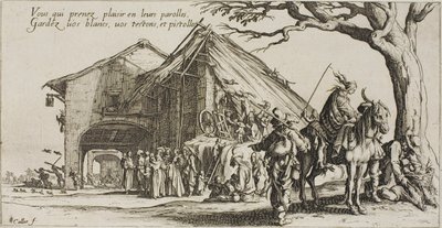 The Stopping Place, z The Bohemians autorstwa Jacques Callot