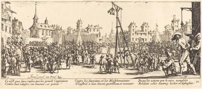 Strappado autorstwa Jacques Callot