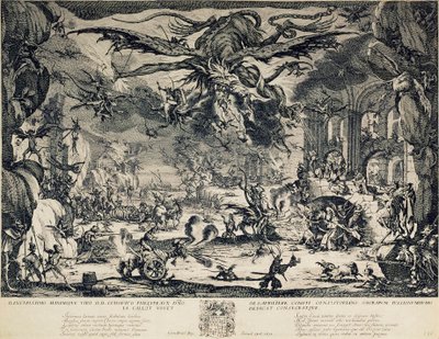 Kuszenie św. Antoniego, 1635. autorstwa Jacques Callot