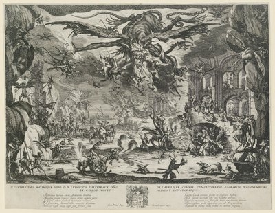Kuszenie św. Antoniego autorstwa Jacques Callot