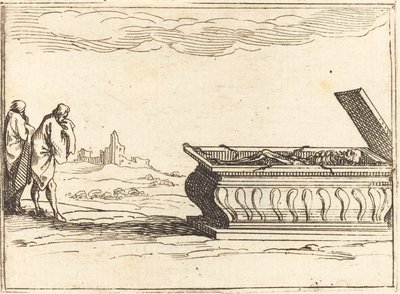 Grób autorstwa Jacques Callot