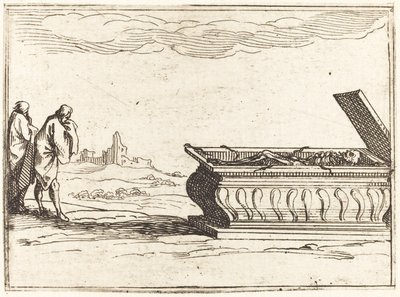 Grób autorstwa Jacques Callot
