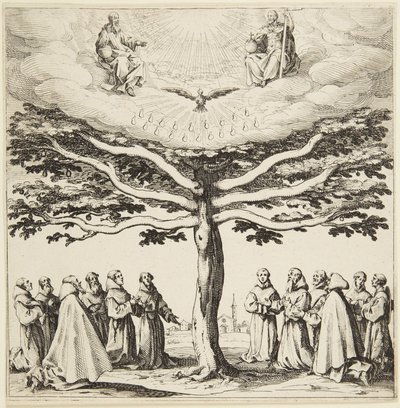 Drzewo świętego Franciszka autorstwa Jacques Callot