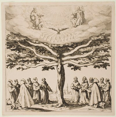 Drzewo świętego Franciszka autorstwa Jacques Callot