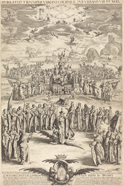 Triumf Dziewicy autorstwa Jacques Callot