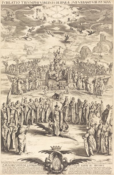 Triumf Dziewicy autorstwa Jacques Callot