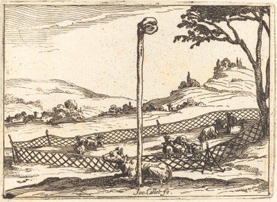 Czujne oko, 1628. autorstwa Jacques Callot