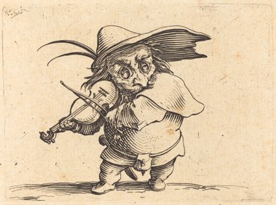 Skrzypek autorstwa Jacques Callot