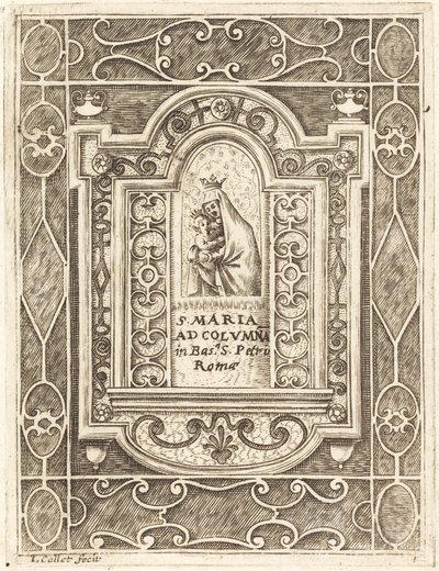 Dziewica przy Kolumnie Dziewica przy Kolumnie, 16081611. autorstwa Jacques Callot