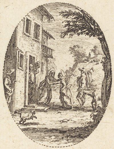 Nawiedzenie Matki Boskiej autorstwa Jacques Callot