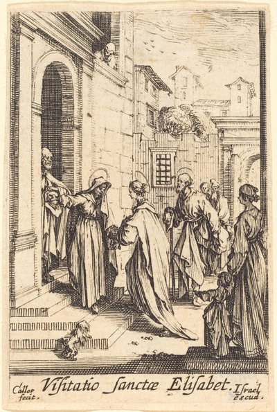 Nawiedzenie Matki Boskiej autorstwa Jacques Callot