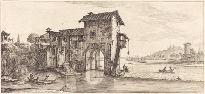 Młyn wodny autorstwa Jacques Callot