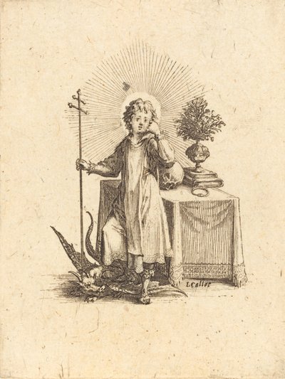 Młody Jezus. autorstwa Jacques Callot