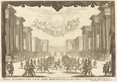 Trzecie intermezzo autorstwa Jacques Callot