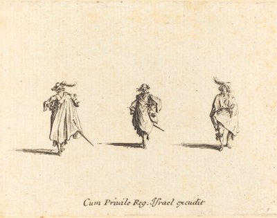 Trzech Panów autorstwa Jacques Callot