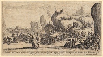 Wojska opuszczają swoje statki autorstwa Jacques Callot