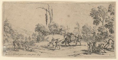 Napad autorstwa Jacques Callot
