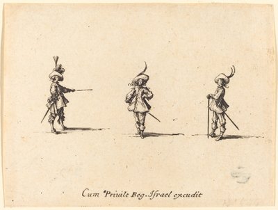 Nieuzbrojone wiertło autorstwa Jacques Callot