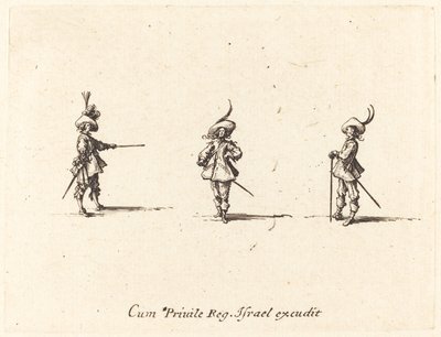 Nieuzbrojone wiertło autorstwa Jacques Callot