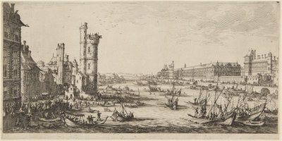 Widok na Luwr autorstwa Jacques Callot