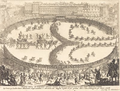 Widok na Festiwal autorstwa Jacques Callot