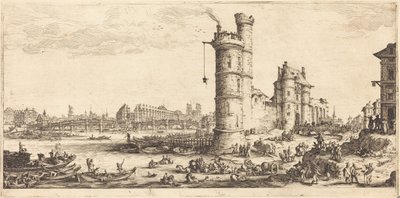 Widok na Pont Neuf autorstwa Jacques Callot