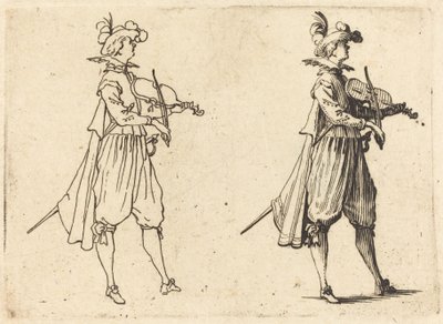 Skrzypek autorstwa Jacques Callot