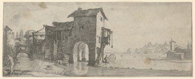 Młyn wodny autorstwa Jacques Callot