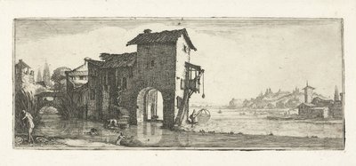 Młyn wodny autorstwa Jacques Callot