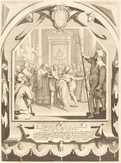 Opętani autorstwa Jacques Callot after Andrea Boscoli