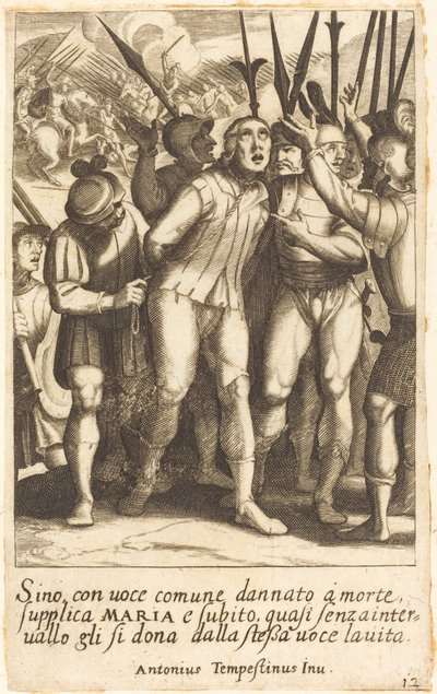 Sino autorstwa Jacques Callot after Antonio Tempesta