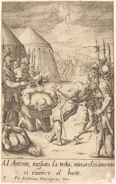 Odcięci autorstwa Jacques Callot after Donato Mascagni