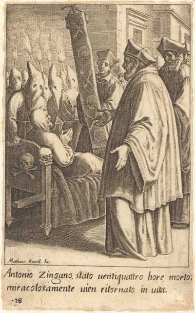 Antonio Zingano autorstwa Jacques Callot after Matteo Rosselli