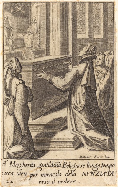 Małgorzata autorstwa Jacques Callot after Matteo Rosselli