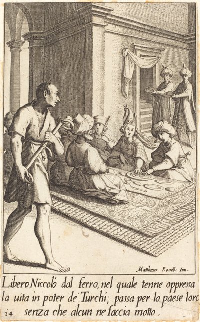 Niccolo autorstwa Jacques Callot after Matteo Rosselli
