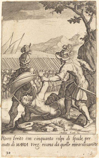 Rocco autorstwa Jacques Callot after Matteo Rosselli