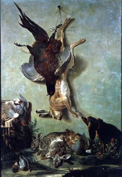 Martwa natura gry autorstwa Jacques Charles Oudry