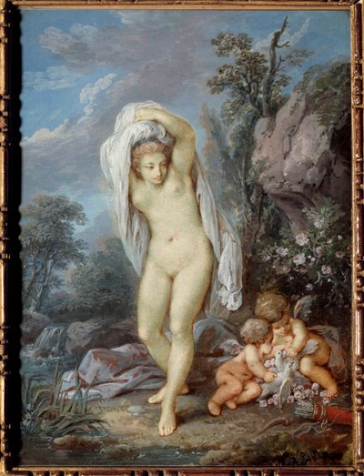 Kąpiel Wenus Malarstwo Jacques Charliera (1720-1790) autorstwa Jacques Charlier