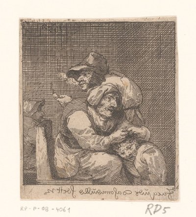 Odwszawianie dziecka przez staruszkę autorstwa Jacques Dassonville (attributed to)