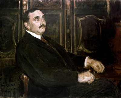 Francuski pisarz i dyplomata Paul Claudel, 1919 autorstwa Jacques Emile Blanche