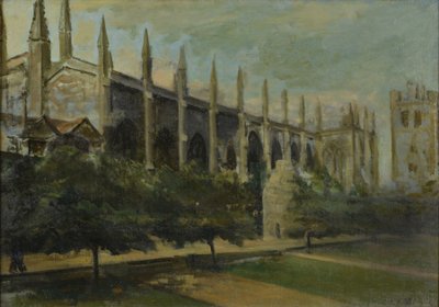 New College w Oksfordzie autorstwa Jacques Emile Blanche