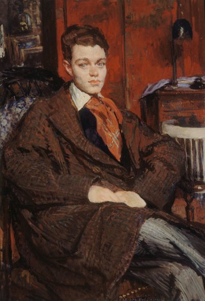 Portret René Crevela 1900-1935, 1928. autorstwa Jacques Emile Blanche