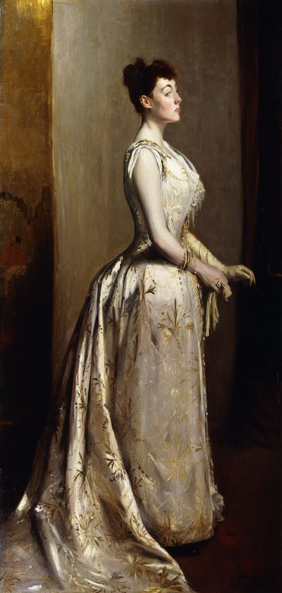 Portret damy, 1889 autorstwa Jacques Emile Blanche